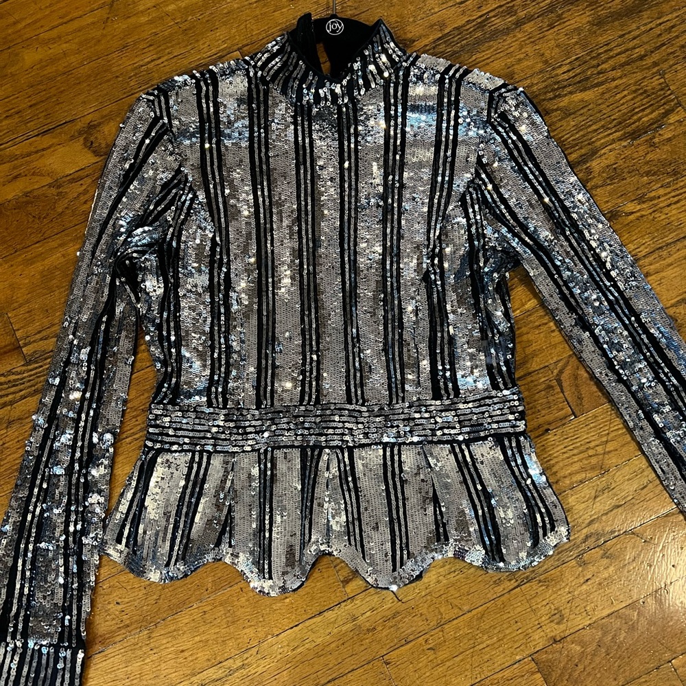 Perfect condition Derek Lam sequin top